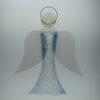 Glasengel Engel groß Kristall hellblau 1