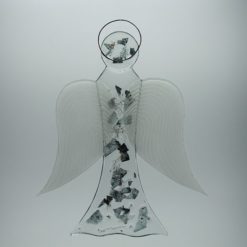 Glasengel Engel groß Metall 3