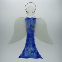 Glasengel Engel groß dunkelblau blau 3 3