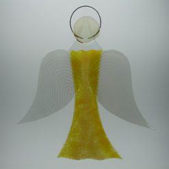 Glasengel Engel groß gelb 1