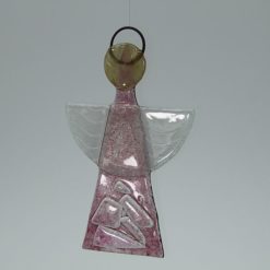 Glasengel Engel klein Kristall Rosa 3