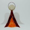 Glasengel Engel mittel dunkelrot orange 2 1