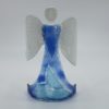 Glasengel Engel stehend hellblau blau 1