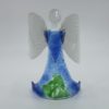 Glasengel Engel stehend hellblau grün 1