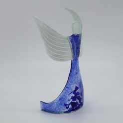 Glasengel Engel stehend oben dunkelblau blau 1 5