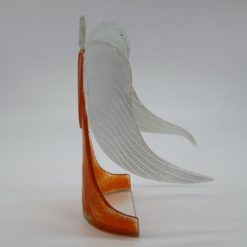Glasengel Engel stehend orange 2