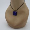 Glasschmuck Glaskette dunkelblau 1
