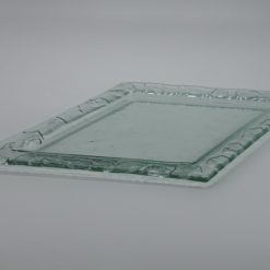 Glasschale Raute transparent 2