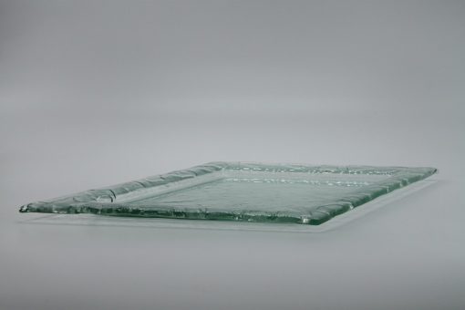 Glasschale Raute transparent 3