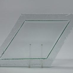 Glasschale Raute transparent 4