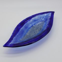 Glasschale Pistazie blau 2