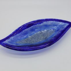 Glasschale Pistazie blau 5