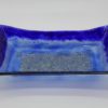 Glasschale gelbes Gras blau 1